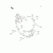 Схема вузла: Frame fitting для Kawasaki EX500 GPZ500