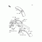 Схема вузла: Крило для Kawasaki BJ250 250TR