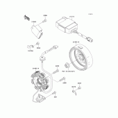 Схема вузла: Генератор для Kawasaki KLX110 KLX110