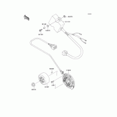 Схема вузла: Генератор для Kawasaki KX250/KX252 KX250