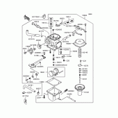 Схема вузла: Карбюратор для Kawasaki BN125 Eliminator
