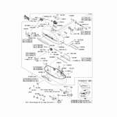 Схема узла: Кофры(1/2)(side bag) для Kawasaki VN1700 Vulcan 1700 Voyager