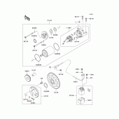Схема узла: Starter motor для Kawasaki ZX600 Ninja ZX-6RR