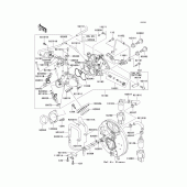 Схема узла: Throttle(1/2) для Kawasaki VN1500 Vulcan 1500 Classic FI