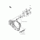 Схема вузла: Водяний насос Kawasaki KX450 KX450F
