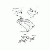 Схема вузла: Decals(Green) для Kawasaki EX650 ER-6F ABS