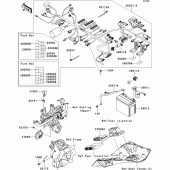 Схема узла: Электрооборудование для Kawasaki ZX1000 Ninja 1000 ABS