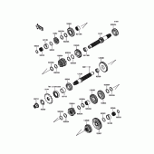 Схема вузла: Трансмісія для Kawasaki EX300 Ninja 300 ABS