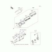 Схема вузла: Meter(s) для Kawasaki KLX250 KLX250SF