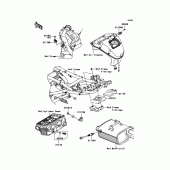 Схема вузла: Fuel Injection для Kawasaki KLE650 Versys 650 ABS