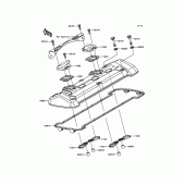 Схема вузла: Клапанна кришка Kawasaki ZR800 Z800 ABS