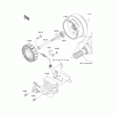 Схема вузла: Генератор для Kawasaki VN1500 VN1500 Mean Streak