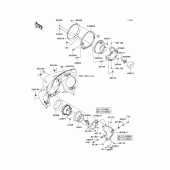 Схема узла: Фара для Kawasaki VN1700 Vulcan 1700 Voyager