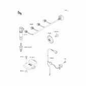 Схема узла: Система зажигания для Kawasaki ZX900 Ninja ZX-9R