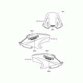Схема вузла: Decals(Orange) для Kawasaki KLE650 Versys 650