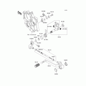 Схема вузла: Перемикач передач для Kawasaki KLE650 Versys 650