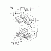 Схема вузла: Картер двигуна для Kawasaki ZR400 Zephyr X
