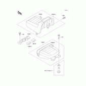 Схема вузла: Сидіння для Kawasaki EL250 Eliminator 250