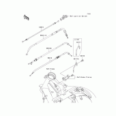 Схема узла: Тросики для Kawasaki EX650 Ninja 650 ABS
