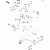 Схема вузла: Перемикач передач для Kawasaki ZX1100 ZZ-R1100