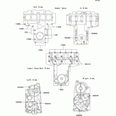 Схема вузла: Болти картера двигуна для Kawasaki ZR750 ZR-7S