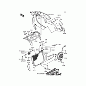 Схема вузла: Радіатор для Kawasaki ZX636 Ninja ZX-6R ABS 30th Anniversary Edition