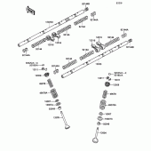Схема вузла: Клапан для Kawasaki ZX1100 Ninja ZX-11