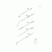 Схема узла: Тросики для Kawasaki EX500 GPZ500S