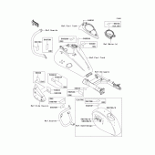 Схема узла: Информационные наклейки для Kawasaki VN1600 Vulcan 1600 Nomad