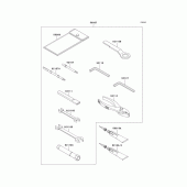 Схема вузла: Owners tools для Kawasaki EX500 GPZ500S