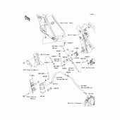 Схема узла: Fuel evaporative system(ca) для Kawasaki KLX250 KLX250S