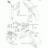 Схема вузла: Крило для Kawasaki EJ800 W800