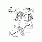 Схема узла: Поворотники для Kawasaki KLE300 Versys-X 300 ABS