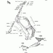 Схема узла: Рама для Kawasaki ZR1000 Z1000 ABS