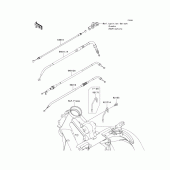 Схема вузла: Троси для Kawasaki EX650 Ninja 650