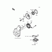Схема узла: Генератор для Kawasaki EX650 ER-6F