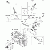 Схема вузла: Колінчастий вал для Kawasaki VN1700 VN1700 Classic Tourer ABS