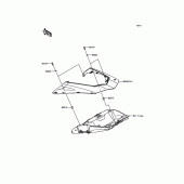 Схема вузла: Side Covers для Kawasaki ZX1000 Z1000SX