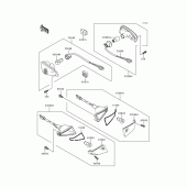 Схема вузла: Поворотники для Kawasaki ZX600 Ninja ZX-6