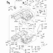 Схема вузла: Картер двигуна (1/2) для Kawasaki ZR1100 ZRX1100-II
