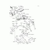 Схема узла: Заднее крыло для Kawasaki ZX1000 Z1000SX