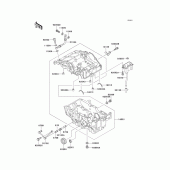 Схема узла: Картер двигателя для Kawasaki EX250 ZZR250