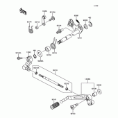 Схема вузла: Лапка КПП для Kawasaki ZX1000 Ninja 1000 ABS
