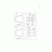 Схема вузла: Інформаційні наклейки для Kawasaki KX100