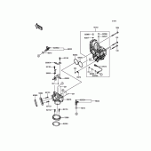 Схема узла: Throttle для Kawasaki VN1700 Vulcan 1700 Vaquero ABS