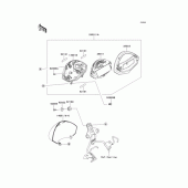 Схема узла: Панель приборов для Kawasaki ER400 ER-4N