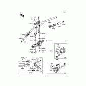 Схема вузла: Кермо для Kawasaki EX400 Ninja 400R
