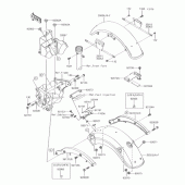 Схема узла: Крыло для Kawasaki BJ250