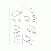 Схема узла: Инструмент для Kawasaki ZX600 Ninja ZX-6