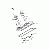 Схема узла: Клапанная крышка для Kawasaki ZX1000 Ninja ZX-10R ABS